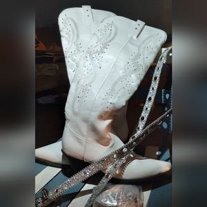 Rhinestone Western Boots